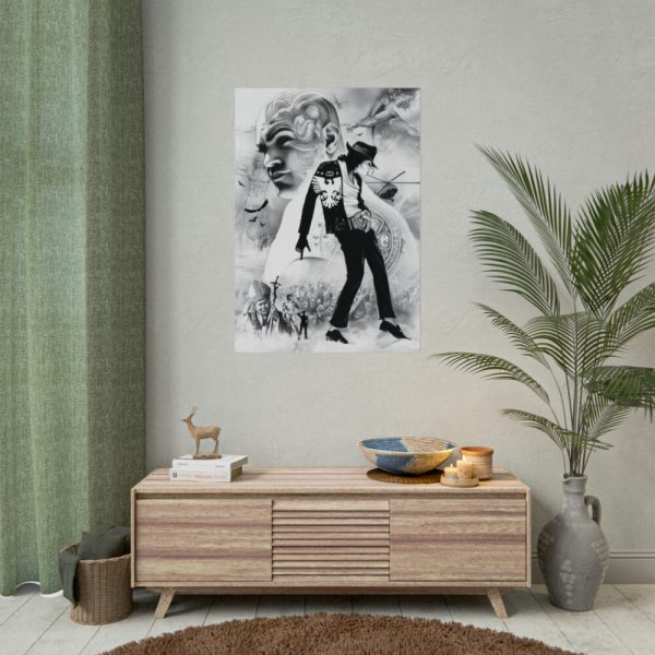 Michael Jackson Draw Art Poster