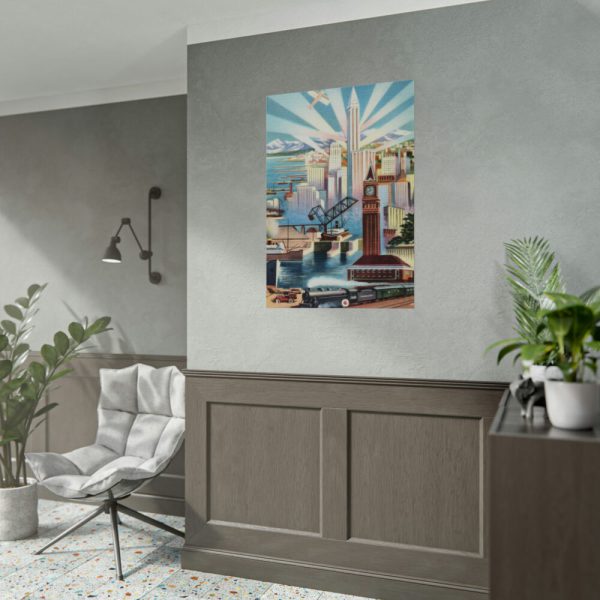 Seattle, Glamour City of Washington Poster