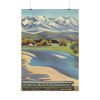 Crazy Mountain and Yellowstone River Poster