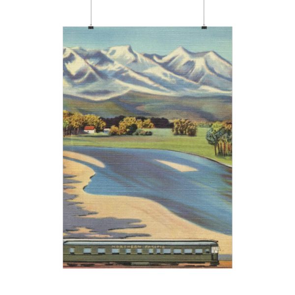 Crazy Mountain and Yellowstone River Poster