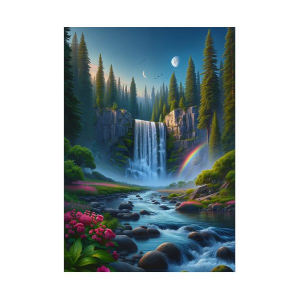 92410-95.jpg Waterfall in Woods Poster