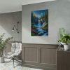 92410-99.jpg Waterfall in Woods Poster