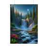 92411-101.jpg Waterfall in Woods Poster