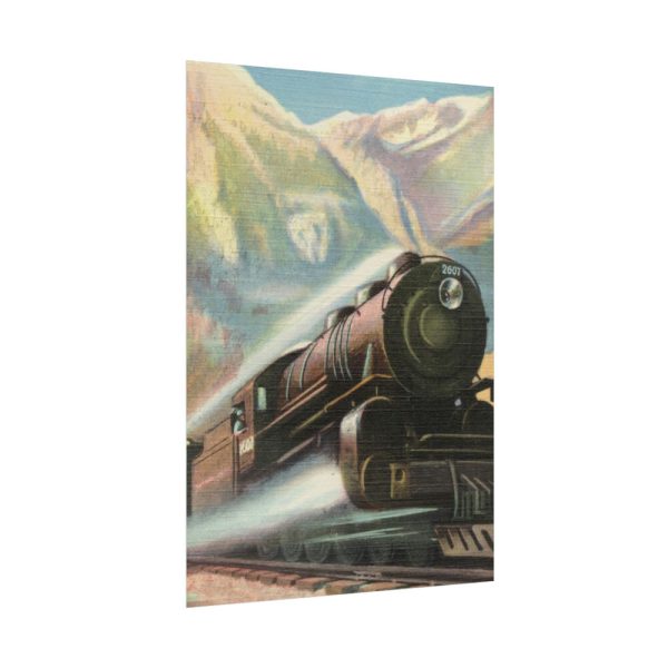 92411-122.jpg North Coast Limited in Bozeman Pass Poster