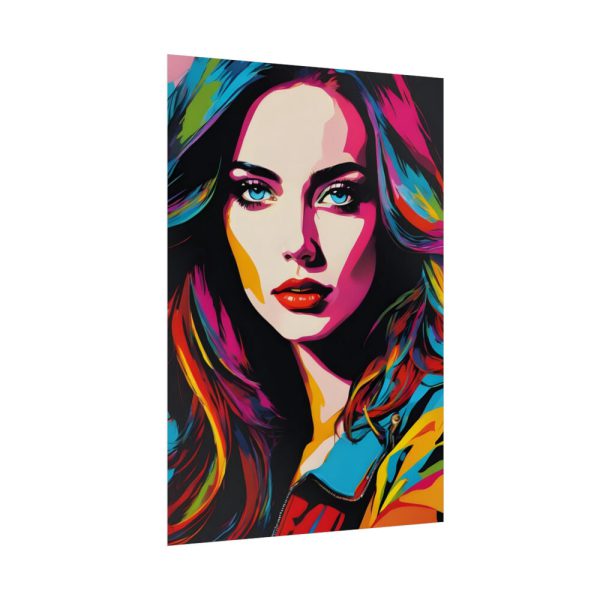Pop Art Woman Portrait I Poster
