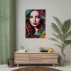 Pop Art Woman Portrait I Poster
