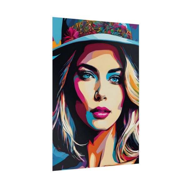Woman Pop Art Graffiti I Poster