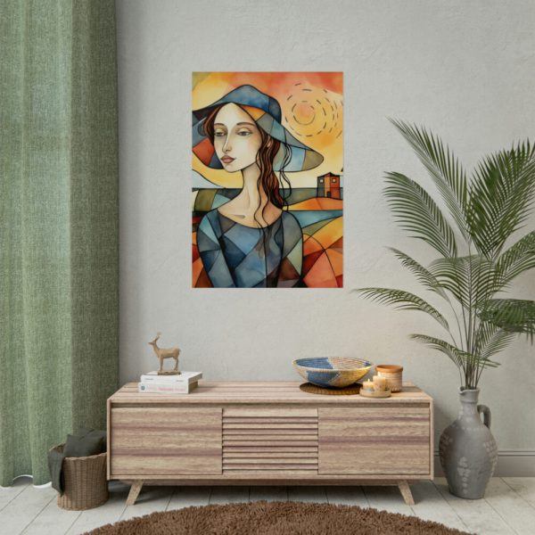 Colorful Mosaic Style Pop Art III Poster