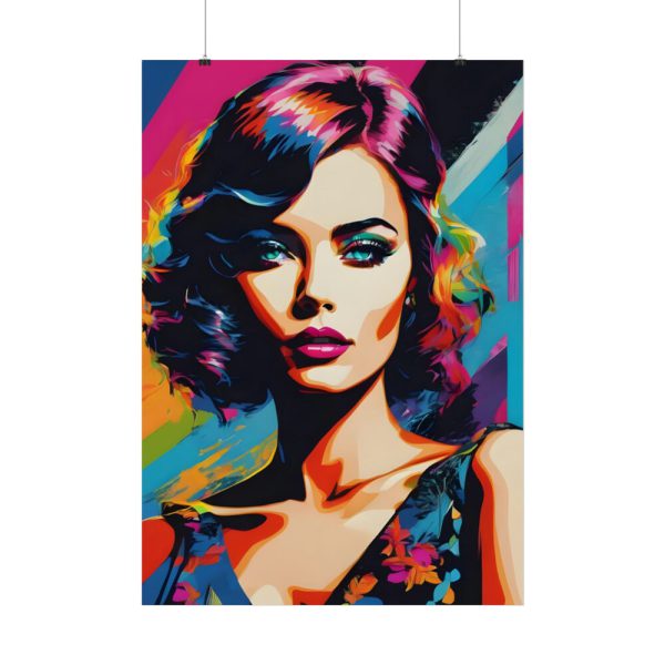 92411-191.jpg Pop Art Woman Portrait III Poster