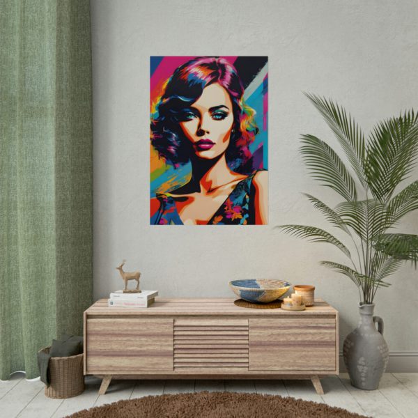 92411-193.jpg Pop Art Woman Portrait III Poster