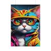 92411-246.jpg Cat Pop Art Illustration Graffiti II Poster