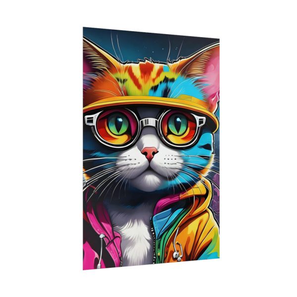 92411-247.jpg Cat Pop Art Illustration Graffiti II Poster