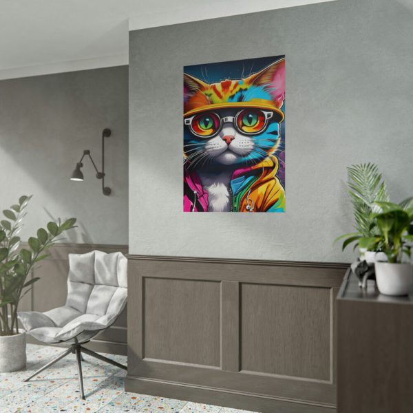 92411-249.jpg Cat Pop Art Illustration Graffiti II Poster