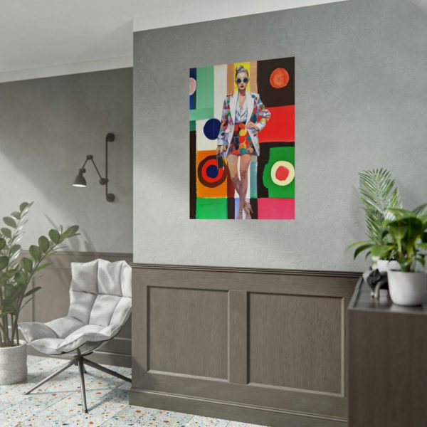 Pop Art Fashionable Woman II Poster
