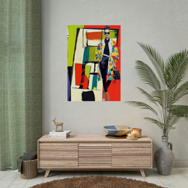 Pop Art Fashionable Woman III Poster