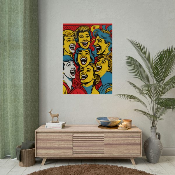 92411-341.jpg Pop Art People Laughing I Poster