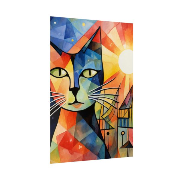 92411-345.jpg Cat Portrait Pop Art Poster