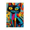 92411-374.jpg Cat Abstract Pop Art Print Poster