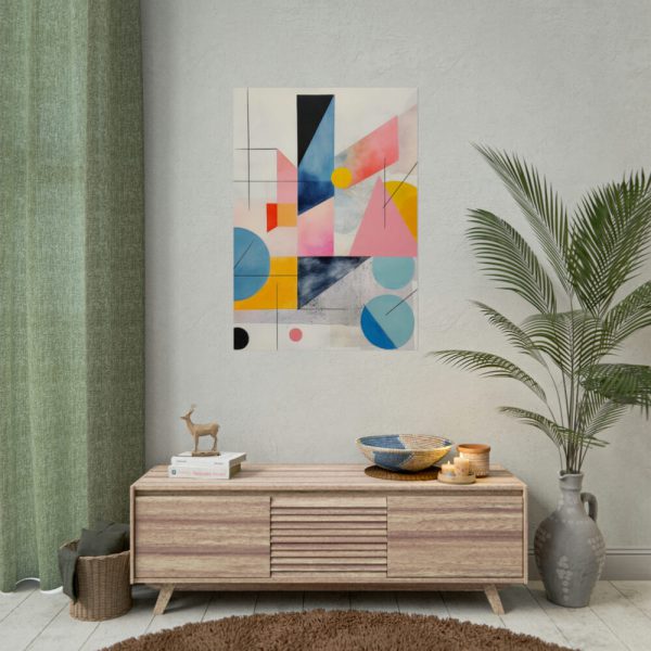 Boho Geometric Art Poster
