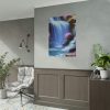 92411-44.jpg Waterfall in Blur Flow Style Poster