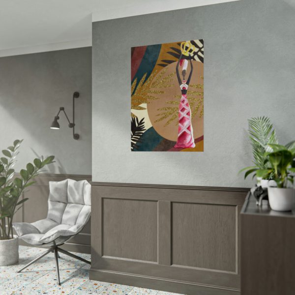 92411-442.jpg Boho Tropical Africa Woman Poster