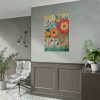 92411-447.jpg Whimsical Boho Style Flowers Poster