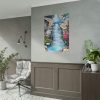 92411-49.jpg Waterfall With Rocks and Flowers Poster