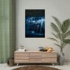 92411-58.jpg Waterfall at Night Poster