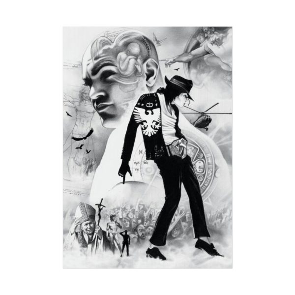 Michael Jackson Draw Art Poster