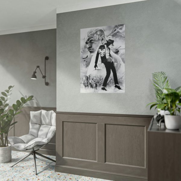 Michael Jackson Draw Art Poster