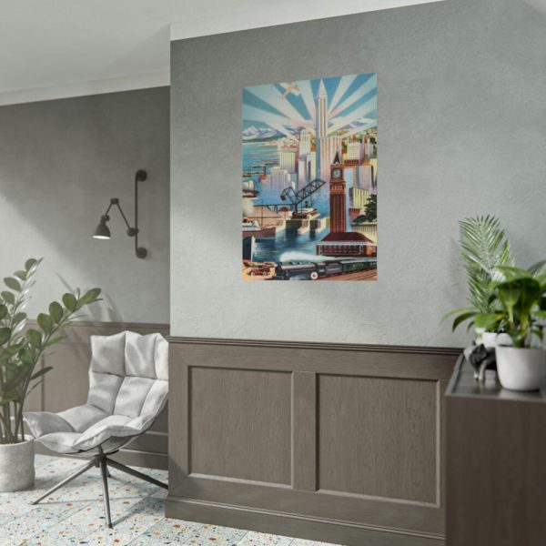 Seattle, Glamour City of Washington Poster