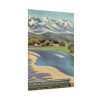 Crazy Mountain and Yellowstone River Poster