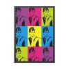 Audrey Hepburn Pop Art Framed Poster