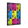 Audrey Hepburn Pop Art Framed Poster
