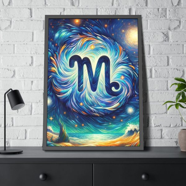 93830-11.jpg Zodiac Sign of Virgo Framed Poster
