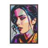 Pop Art Woman Portrait II Framed Poster
