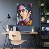 Pop Art Woman Portrait II Framed Poster