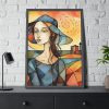 93830-139.jpg Colorful Mosaic Style Pop Art III Framed Poster