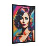 Pop Art Woman Portrait III Framed  Poster