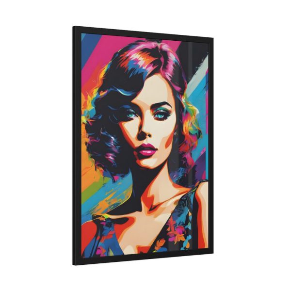 Pop Art Woman Portrait III Framed  Poster
