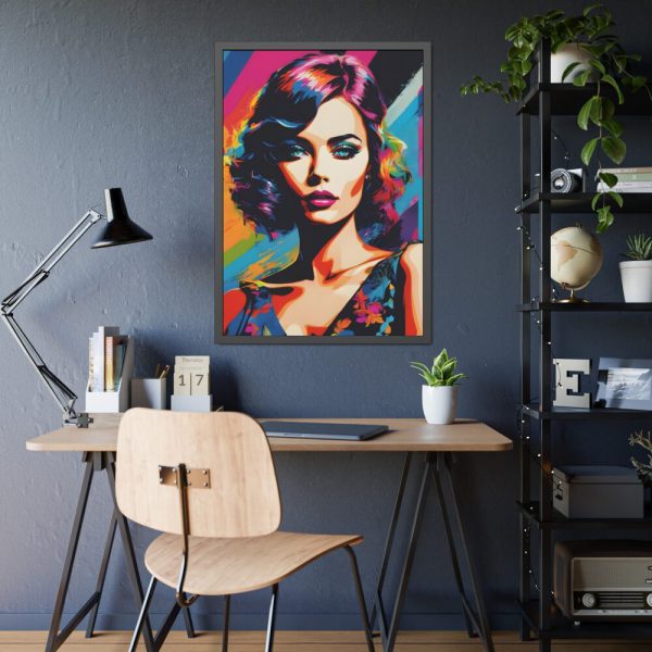 Pop Art Woman Portrait III Framed  Poster