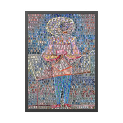 Boy in Fancy Dress (1931) by Paul Klee Framed Poster