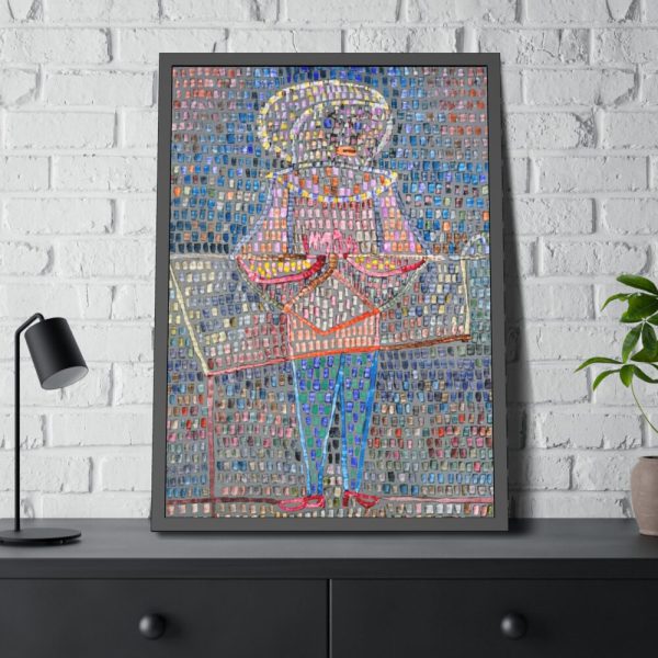 93830-147.jpg Boy in Fancy Dress (1931) by Paul Klee Framed Poster