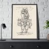 93830-167.jpg Ass (Esel) (1925) by Paul Klee Framed Poster