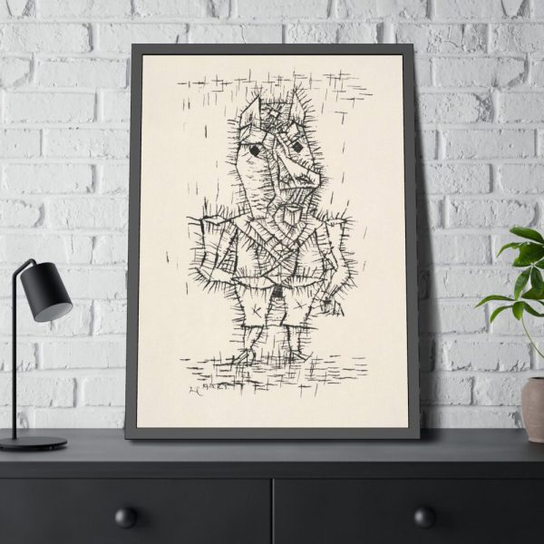 93830-167.jpg Ass (Esel) (1925) by Paul Klee Framed Poster