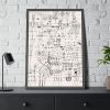 93830-171.jpg Drawing Knotted in the Manner of a Net (1920) by Paul Klee Framed Poster