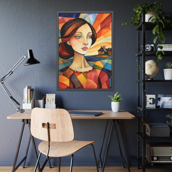 93830-194.jpg Colorful Mosaic Style Pop Art I Framed Poster
