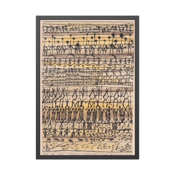 93830-228.jpg ERA. 'Cooling in a Hot Zone Garden' (1924) by Paul Klee Framed Poster