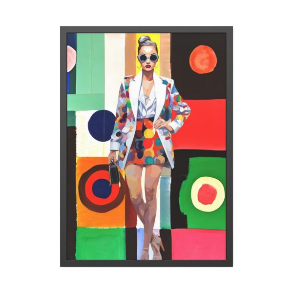 93830-244.jpg Pop Art Fashionable Woman II Framed Poster