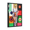 93830-245.jpg Pop Art Fashionable Woman II Framed Poster